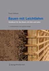 book Bauen mit Leichtlehm: Handbuch fur das Bauen mit Holz und Lehm