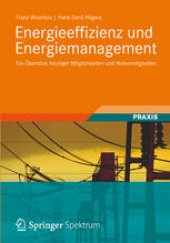 book Energieeffizienz und Energiemanagement: Ein Uberblick heutiger Moglichkeiten und Notwendigkeiten