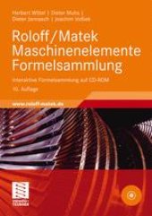 book Roloff/Matek Maschinenelemente Formelsammlung: Interaktive Formelsammlung auf CD-ROM