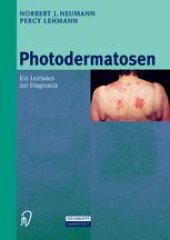 book Photodermatosen: Ein Leitfaden zur Diagnostik