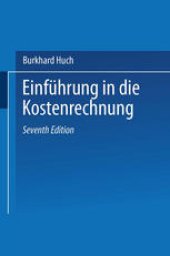 book Einführung in die Kostenrechnung