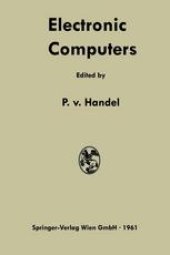 book Electronic Computers: Fundamentals, Systems, and Applications