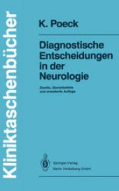 book Diagnostische Entscheidungen in der Neurologie