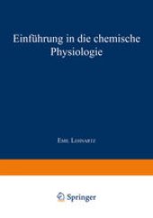 book Einfuhrung in die Chemische Physiologie