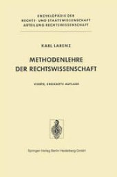 book Methodenlehre der Rechtswissenschaft