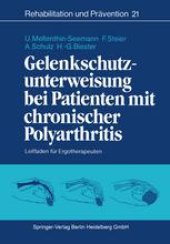 book Gelenkschutzunterweisung bei Patienten mit chronischer Polyarthritis: Leitfaden fur Ergotherapeuten