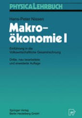 book Makroökonomie I: Einführung in die Volkswirtschaftliche Gesamtrechnung