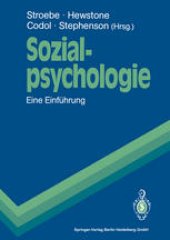 book Sozialpsychologie: Eine Einfuhrung