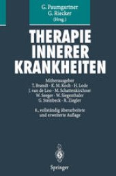 book Therapie innerer Krankheiten