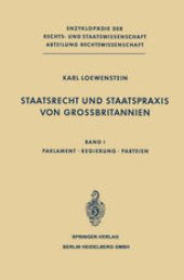 book Staatsrecht und Staatspraxis von Grossbritannien: Parlament · Regierung · Parteien