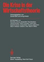 book Die Krise in der Wirtschaftstheorie