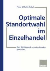 book Optimale Standortwahl im Einzelhandel: Den Wettbewerb um den Kunden gewinnen