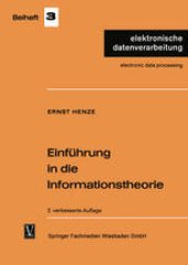 book Einfuhrung in die Informationstheorie