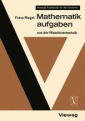 book Mathematikaufgaben: aus der Maschinentechnik