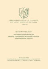 book Das Verhaltnis zwischen Bergbau und offentlichen Verkehrsanstalten als Gegenstand richterlicher und gesetzgeberischer Bewertung