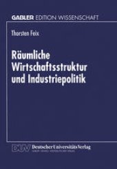 book Raumliche Wirtschaftsstruktur und Industriepolitik