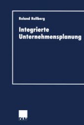 book Integrierte Unternehmensplanung