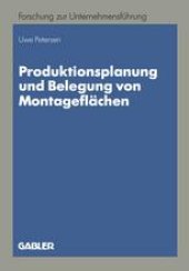 book Produktionsplanung und Belegung von Montageflachen