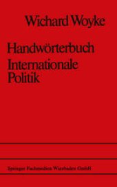 book Handworterbuch Internationale Politik