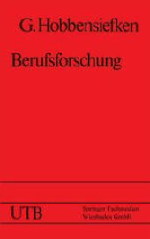 book Berufsforschung: Einfuhrung in traditionelle und moderne Theorien