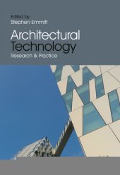 book Architectural Technology : Research and Practice.