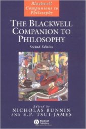 book The Blackwell Companion to Philosophy