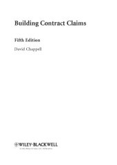 book Building Contract Claims, Fifth Edition