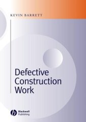 book Defective Construction Work: and the Project Team