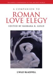 book A Companion to Roman Love Elegy