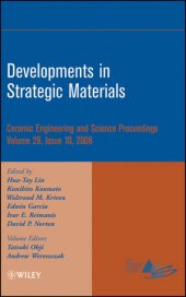 book Developments in Strategic Materials: Ceramic Engineering and Science Proceedings, Volume 29, Issue 10