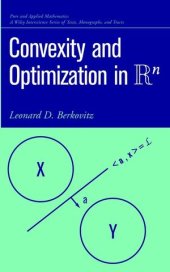 book Convexity and Optimization in ?