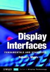 book Display Interfaces: Fundamentals and Standards