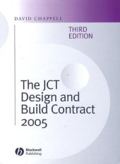 book The JCT Design and Build Contract 2005, Third Edition