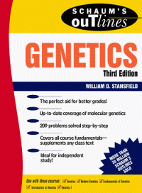 cover of the book Schaum's outline of theory and problems of genetics