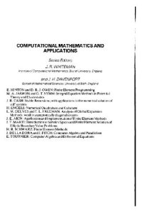 cover of the book Computer algebra and differential equations