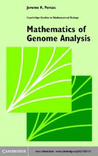 cover of the book Mathematics of Genome Analysis