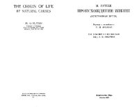 cover of the book Происхождение жизни естественным путем