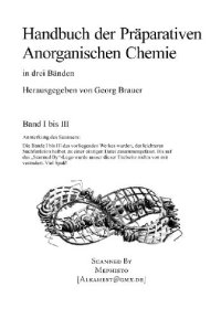 cover of the book Handbuch der Praeparativen Anorganischen Chemie