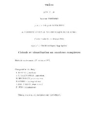 cover of the book Calculs et visualisation en nombres complexes