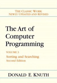 cover of the book The art of computer programming III