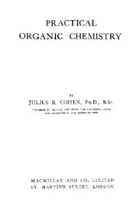 cover of the book Practical organic chemistry