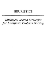 cover of the book Heuristics: intelligent search strategies for computer problem solving