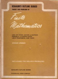 cover of the book Schaum's Outline of Theory and Problems of Finite Mathematics 