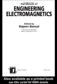 cover of the book Handbook of engineering electromagnetics