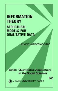 cover of the book Information theory: structural models for qualitative data