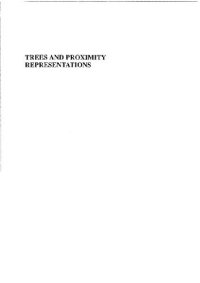 cover of the book Trees and proximity representations