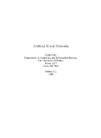 cover of the book Artificial neural networks