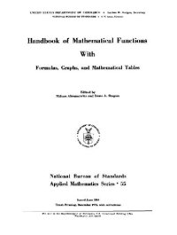 cover of the book Handbook of mathematical functions