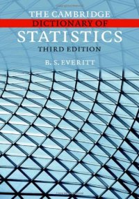 cover of the book The Cambridge dictionary of statistics