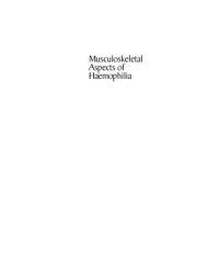 cover of the book Musculoskeletal Aspects of Haemophilia